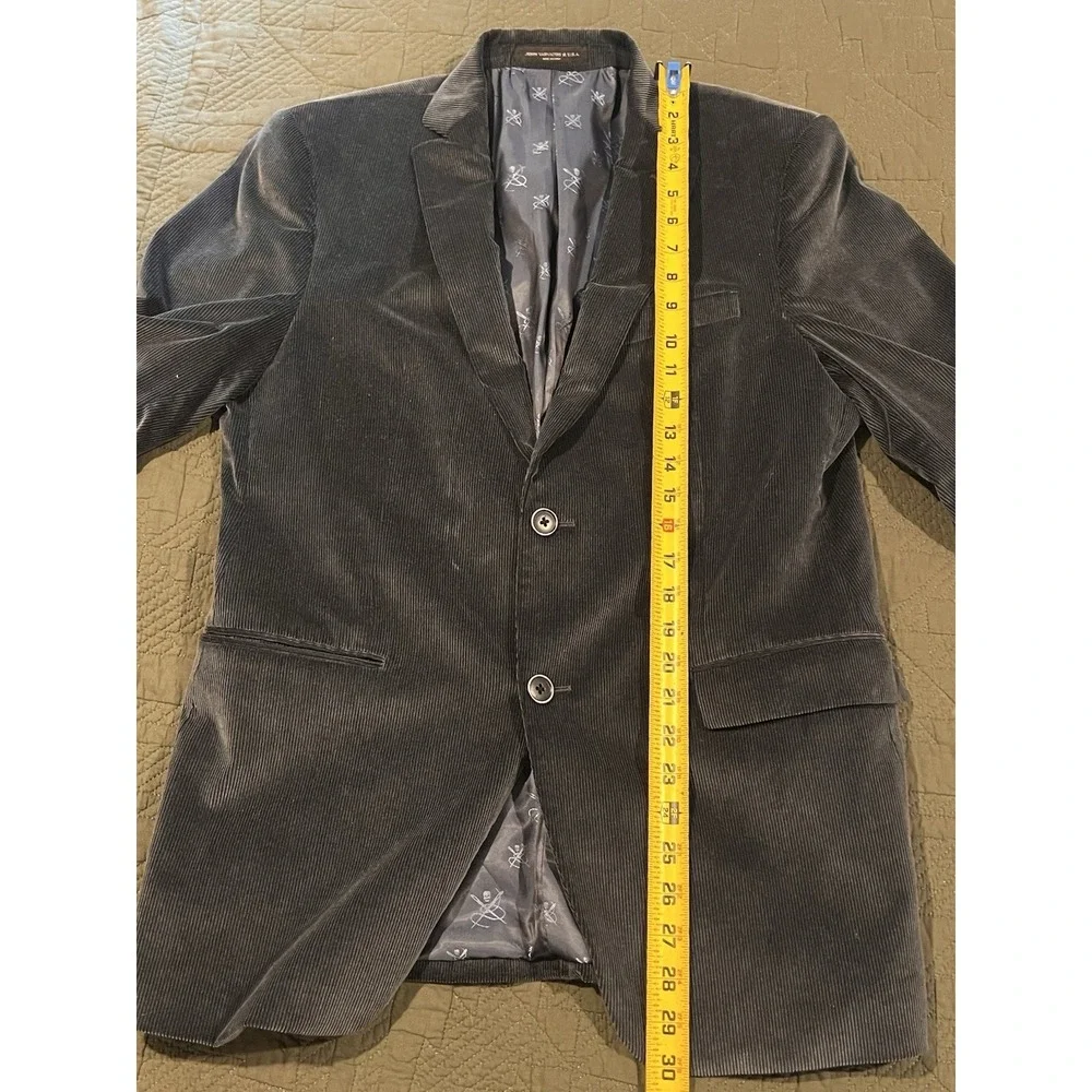 John Varvatos Men's Corduroy Blazer 40 R‎ Gray